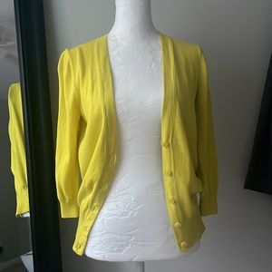 Loft Yellow Cardigan